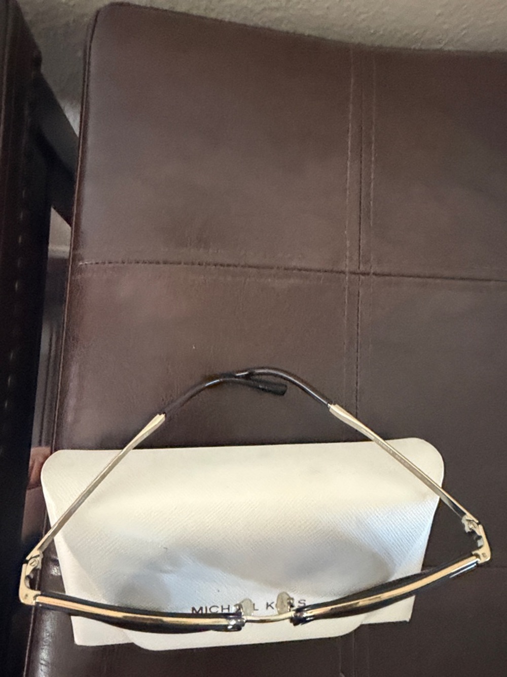 Michael Kors Black and Gold Cat Eye Sunglasses - Picture 2 of 5